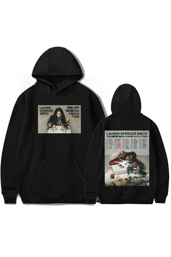 Lauren Spencer Smith Merch Unisex Hoodie THE ART OF BEING A MESS Tour 2025 Graphic Casual Streetwear