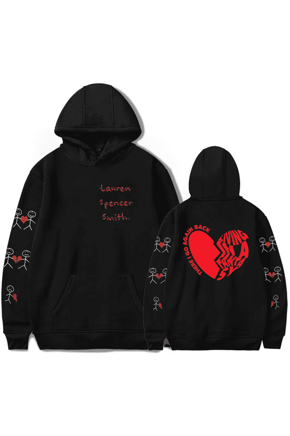 Lauren Spencer Smith New Fashion Merch Hoodies - Unisex Comfortable Fabric Long Sleeve Pullover, Hooded Streetwear Sweatshirt for Women Men