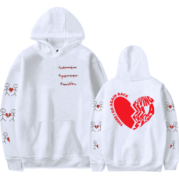 Lauren Spencer Smith New Fashion Merch Hoodies - Unisex Comfortable Fabric Long Sleeve Pullover, Hooded Streetwear Sweatshirt for Women Men