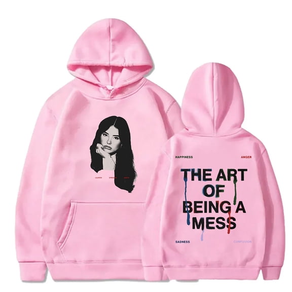 Lauren Spencer Smith Photo Hoodies The Art Of Being A Mess Merch Women Men Long Sleeve Sweatshirts