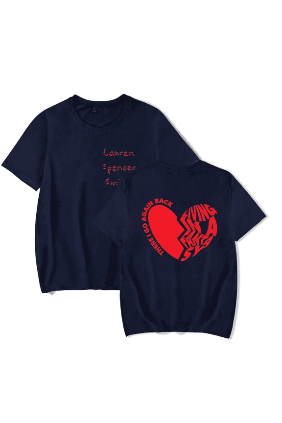 Lauren Spencer Smith T-shirt New Round Neck Short Sleeve Men And Women Summer Street Wear