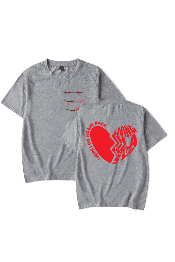 Lauren Spencer Smith T-shirt New Round Neck Short Sleeve Men And Women Summer Street Wear