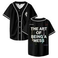 thumbnail image 1 of Lauren Spencer Smith The Art Of Being A Mess Baseball Jersey Short Sleeve Shirts Men Women Streetwear Tops, 1 of 2