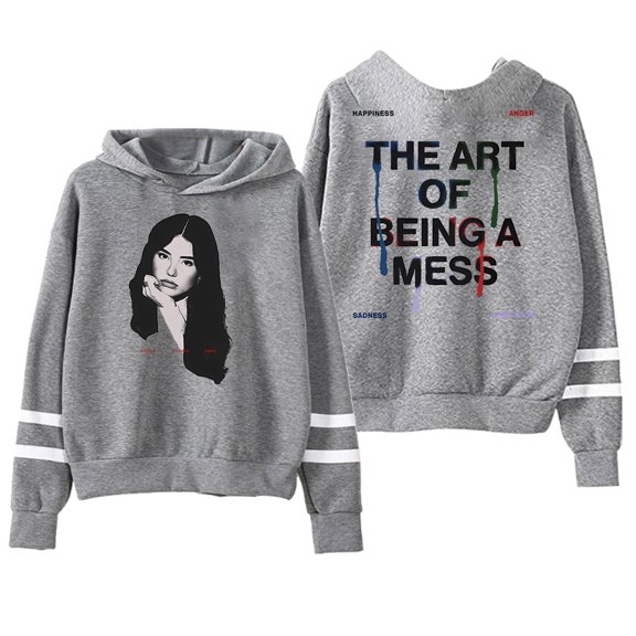 Lauren Spencer Smith The Art Of Being A Mess Hoodie Men Women Pocketless Parallel Bars Sleeve Sweatshirt