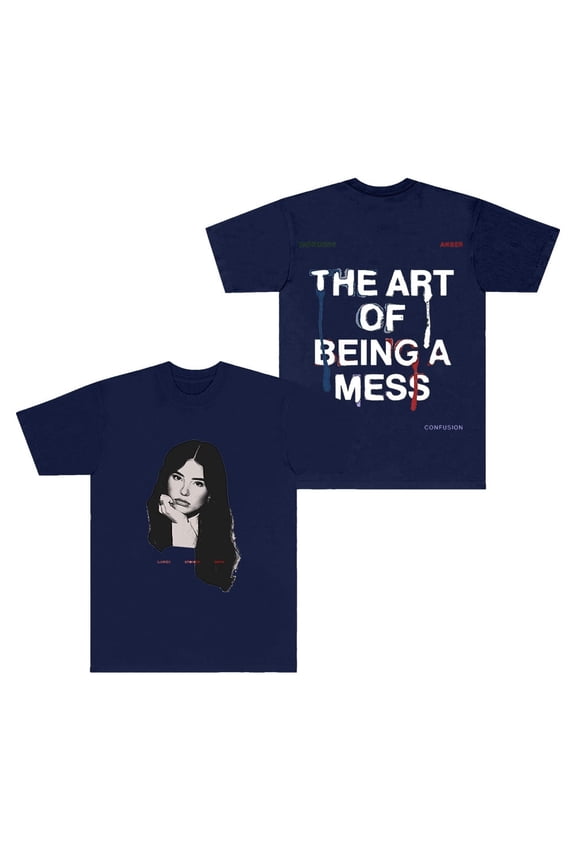 Lauren Spencer Smith The Art Of Being A Mess Merch Photo Print Unisex Cotton Short Sleeve Tee