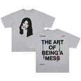 thumbnail image 1 of Lauren Spencer Smith The Art Of Being A Mess Photo Tee Short Sleeve Streetwear Men Women Cotton T-shirt, 1 of 3