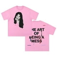 thumbnail image 1 of Lauren Spencer Smith The Art Of Being A Mess Photo Tee Short Sleeve Streetwear Men Women Cotton T-shirt, 1 of 3