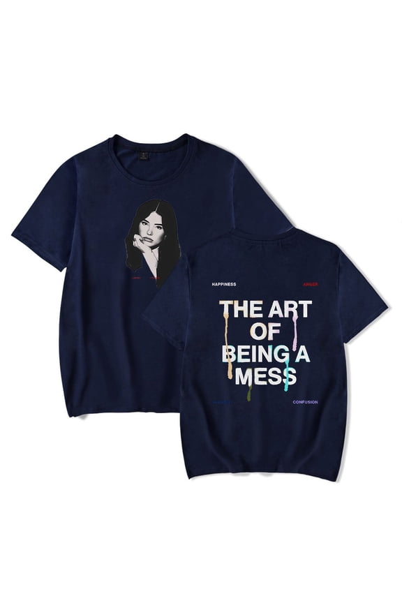 Lauren Spencer Smith The Art Of Being A Mess T-Shirt Women Men Casual Crewneck Short Sleeve Fashion Tee