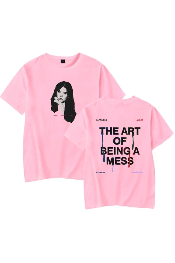 Lauren Spencer Smith The Art Of Being A Mess T-Shirt Women Men Casual Crewneck Short Sleeve Fashion Tee
