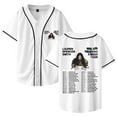 thumbnail image 1 of Lauren Spencer Smith The Art Of Being A Mess Tour 2025 Baseball Jersey Shirt V-Neck Women Men Short Sleeve Streetwear Clothes, 1 of 3