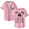 thumbnail image 1 of Lauren Spencer Smith The Art Of Being A Mess Tour 2025 Baseball Jersey Shirt V-Neck Women Men Short Sleeve Streetwear Clothes, 1 of 3