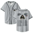 thumbnail image 1 of Lauren Spencer Smith The Art Of Being A Mess Tour 2025 Baseball Jersey Shirt V-Neck Women Men Short Sleeve Streetwear Clothes, 1 of 3