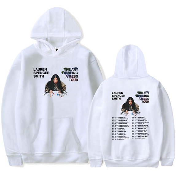 Lauren Spencer Smith The Art Of Being A Mess Tour 2025 Hoodies Women Men Casual Long Sleeve Sweatshirt Clothes