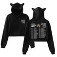 thumbnail image 1 of Lauren Spencer Smith The Art Of Being A Mess Tour 2026 Hoodie Cat Ears Crop Top Women Long Sleeve Streetwear, 1 of 3