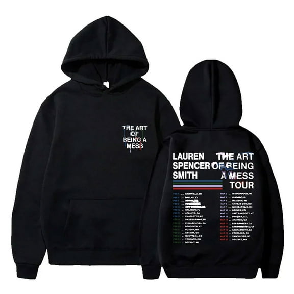 Lauren Spencer Smith The Art Of Being A Mess Tour Hoodies Women Men Long Sleeve Sweatshirts