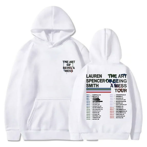 Lauren Spencer Smith The Art Of Being A Mess Tour Hoodies Women Men Long Sleeve Sweatshirts