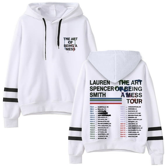 Lauren Spencer Smith The Art Of Being A Mess Tour Merch Hoodies Pullovers Women Men Streetwear