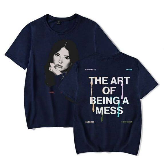 Lauren Spencer Smith The Art Of Being A Mess Tour T-shirts Women Men Streetwear Tops Short Sleeve Tee