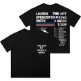 thumbnail image 1 of Lauren Spencer Smith The Art Of Being A Mess Tour Wash T-Shirts Unisex Cotton Short Sleeve Tee, 1 of 6