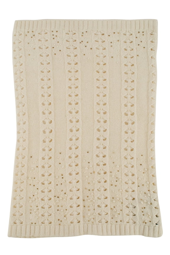 Lauren Women's Embellished Knit Infinity Snood Scarf C One Size