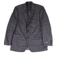 thumbnail image 1 of Lauren by Ralph Lauren Mens Blazer Plaid Printed Wool, Dark Gray, 44T, 1 of 4