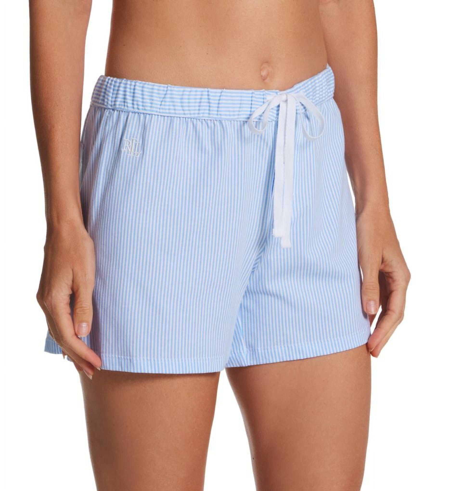 Lauren by Ralph Lauren Women s Classic Striped Pajama Shorts M