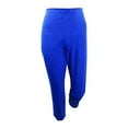thumbnail image 1 of Lauren by Ralph Lauren Women's Solid Skinny Pants (8, Blue), 1 of 2