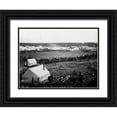 thumbnail image 1 of Laurence,  24x19 Black Ornate Wood Framed with Double Matting Museum Art Print Titled - Baseball game - Anchorage - July 4th 1915, 1 of 4
