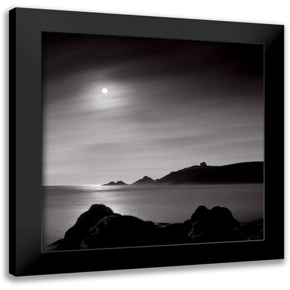 Laurenceau, Gerard 12x12 Black Modern Framed Museum Art Print Titled - Quiberon