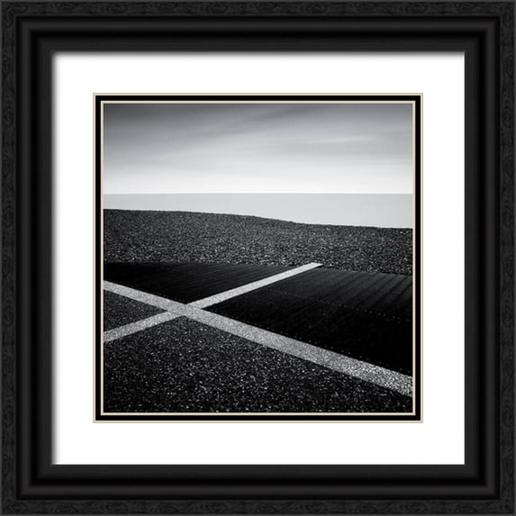 Laurenceau, Gerard 20x20 Black Ornate Wood Framed with Double Matting Museum Art Print Titled - Sainte Margue