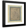 thumbnail image 1 of Laurent de la Hyre 12x14 Black Modern Framed Museum Art Print Titled - The Holy&nbsp;Family (1630-35), 1 of 5