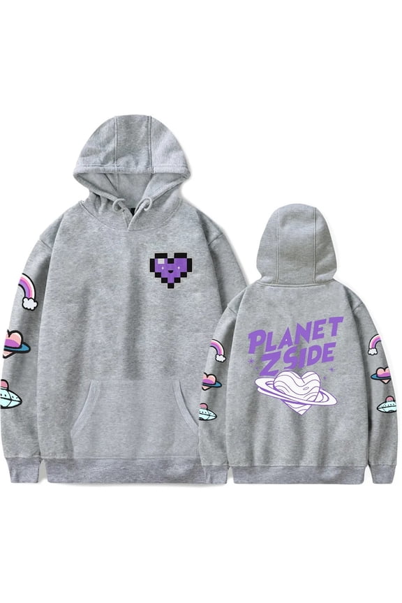 Laurenz Side Merch Hoodie Unisex Drawstring Pocket Casual Sweatshirt Stylish Long-Sleeve Pullover