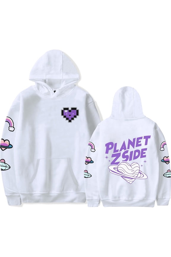 LaurenzSide Hoodies Unisex Sweatshirts Cool Hip Hop Pullover Casual Street Tops