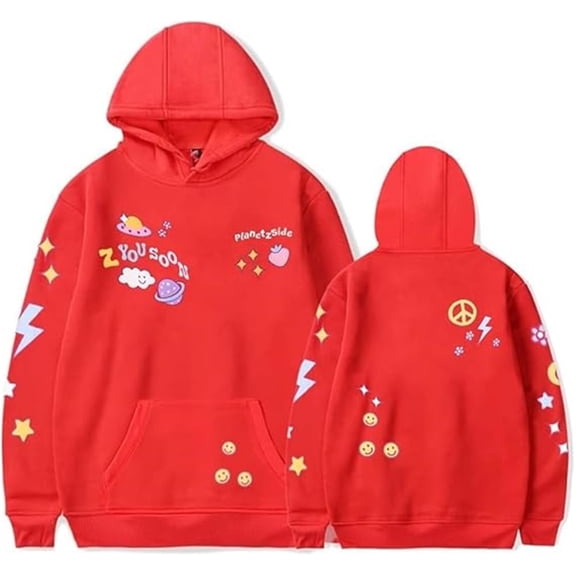 LaurenzSide Merch Fashion Long-Sleeve Hoodie For Men And Women Drawstring Pocket Casual Sweatshirt