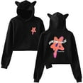 thumbnail image 1 of LaurenzSide Merch Hoodie Women's Fashion Cat Ear Long Sleeve Pullover Casual Street Style Hoodie For Women, 1 of 2