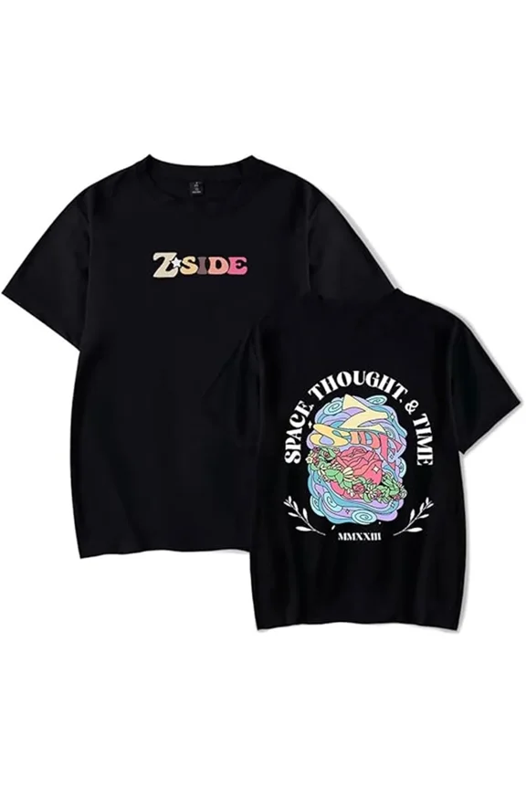 LaurenzSide Merch T-shirt 2025 Casual Streetwear Printed Trend Fashion Summer Tops Tee