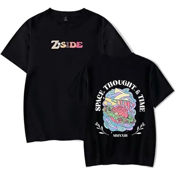 LaurenzSide Merch T-shirt 2025 Casual Streetwear Printed Trend Fashion Summer Tops Tee