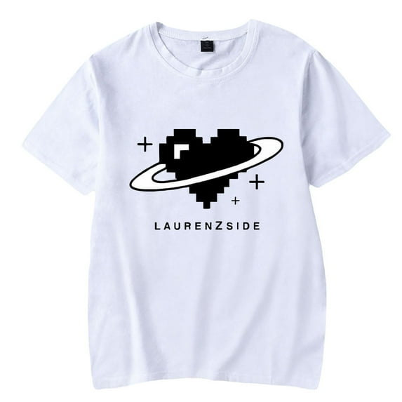 LaurenzSide Short Sleeve T-shirts Fashion Tee Shirt Unisex Streetwear Harajuku Hip Hop Clothes
