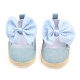 thumbnail image 1 of Laurenza's Baby Girls Blue Denim Summer Espadrilles Soft-Sole Size 6-12M Size 2, 1 of 2
