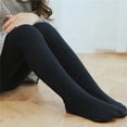 thumbnail image 1 of Laurenza's Girls Toddler Black Ribbed Tights 6-8Y Winter Pants, 1 of 1