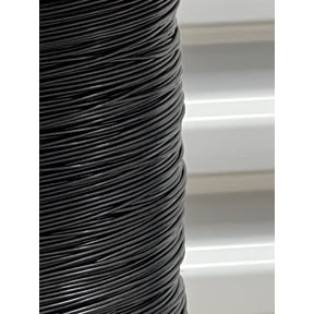 Laureola 1/16" to 3/32" PVC Coated Black Color Galvanized Cable 7x7 Strand Aircraft Cable Wire Rope (100 ft)