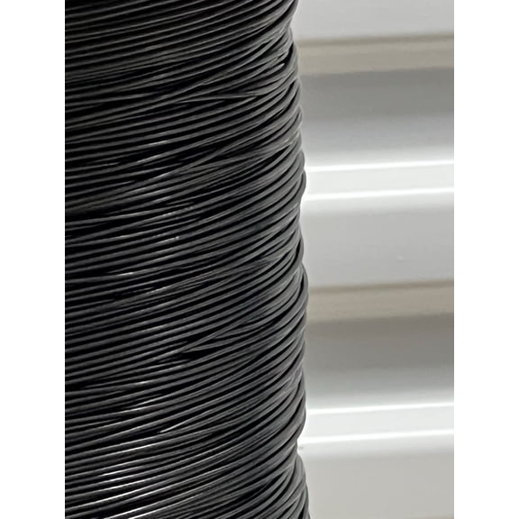 Laureola 1/8" to 3/16" PVC Coated Black Color Galvanized Cable 7x7 Strand Aircraft Cable Wire Rope(50 ft)