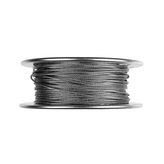 Laureola Industries 1/16" Galvanized Steel Aircraft Cable Wire Rope - Available in Different lengths