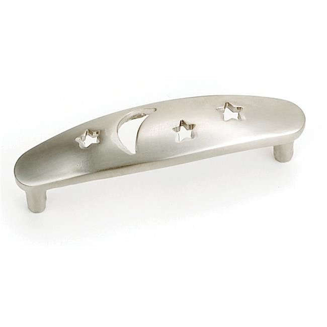 Laurey 14028 3 in. Celestials Pull - Brushed Satin Nickel