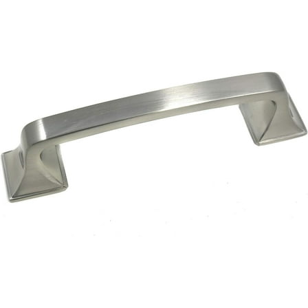 Laurey 57128 - 3.75 Inch - 96mm Inch Newport Cabinet Hardware Pull - Satin Nickel