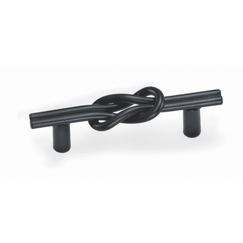 Laurey Nantucket 3 In. Center-To-Center Matte Black Cabinet Drawer Pull 57520