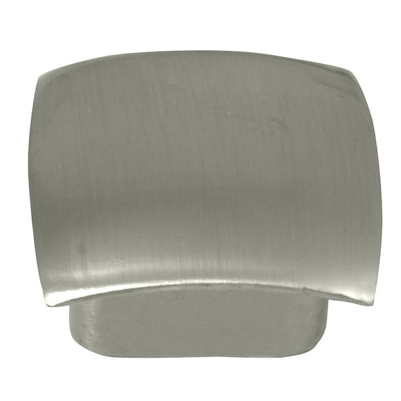 Laurey 74528 1.5 in. Aventura Square Knob - Satin Nickel