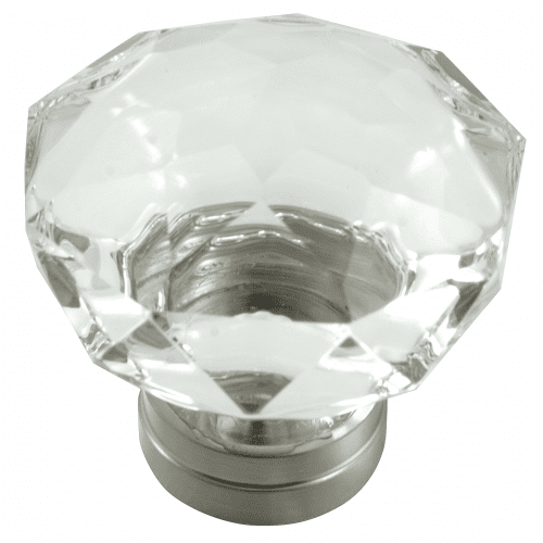 Laurey 81959 55 mm Kristal Knob, Satin Nickel