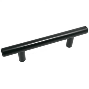 Laurey Steel T-Bar Cabinet Pull Bar Style - Matte Black - 3" Center to Center