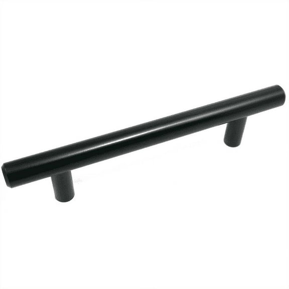 Laurey 87120 Steel T-Bar Pull - Matte Black - 96mm